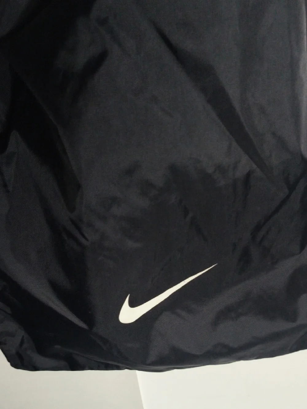 Nike Orange And Black Reversible Drawstring Backpack with White Swoosh